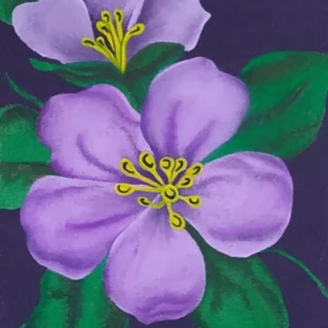 Lilac-1 featuring vibrant lilac flowers against a soft background, evoking a sense of freshness and nostalgia. The artwork captures the beauty of nature and the emotional connections we share with loved ones.
