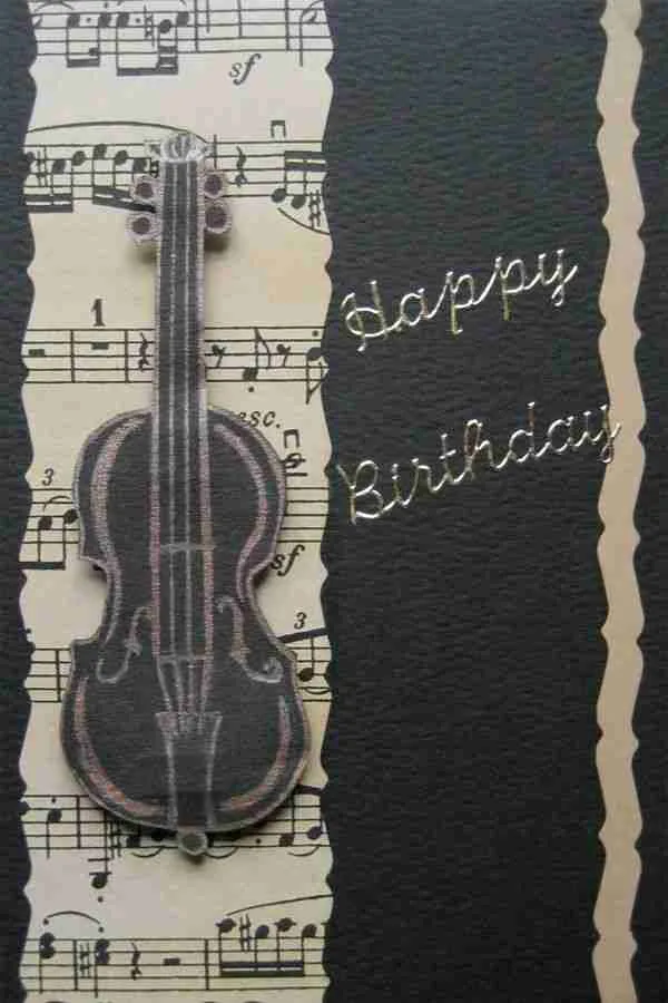 Guitar - Birthday Card